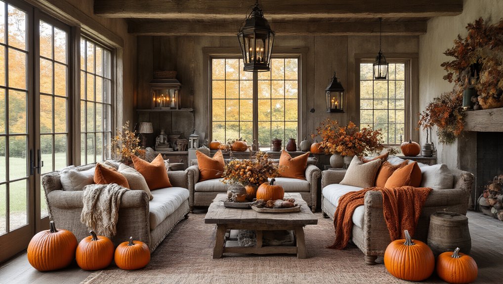 rustic halloween decor inspiration