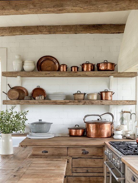 showcase kitchenware as d cor