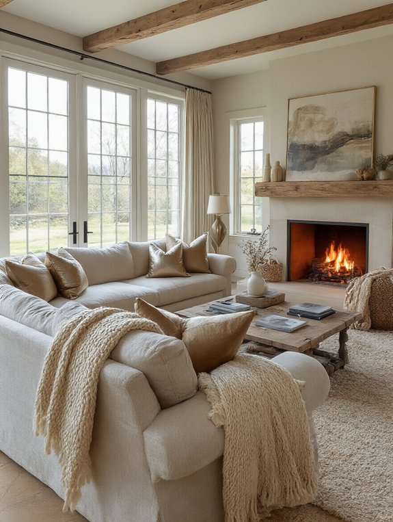 sparkling metallic home accents