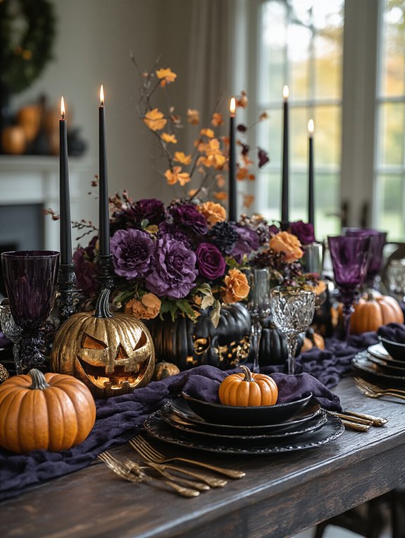 spooky elegant color combinations