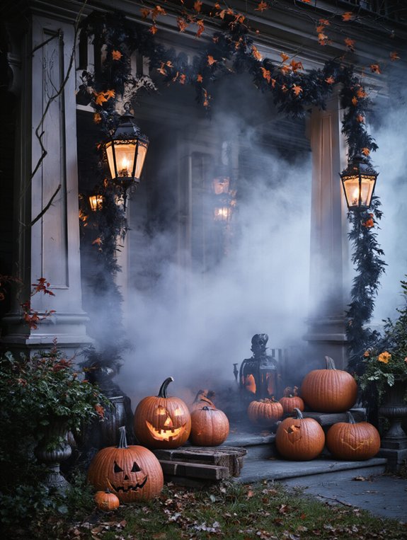 spooky fog machine effects