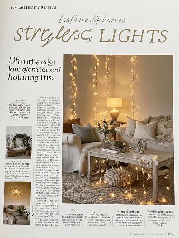 string lights create ambiance