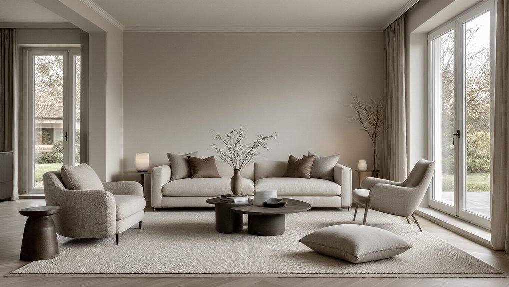 stylish minimalist living spaces