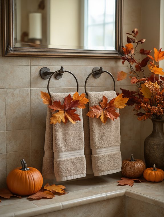 thanksgiving decorative towel holders