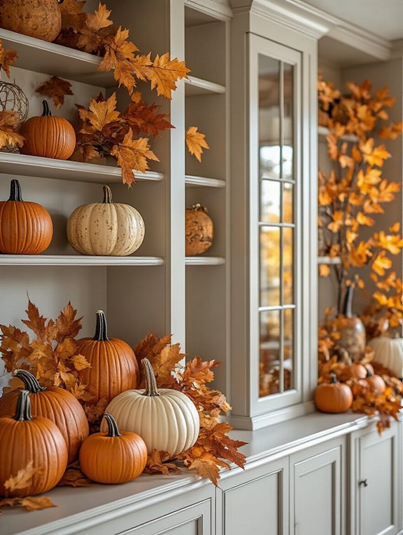 thanksgiving vertical shelving display