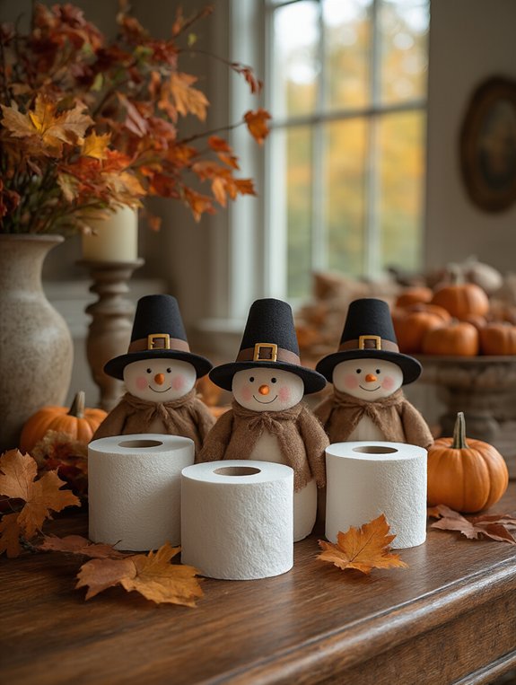 toilet paper roll pilgrims