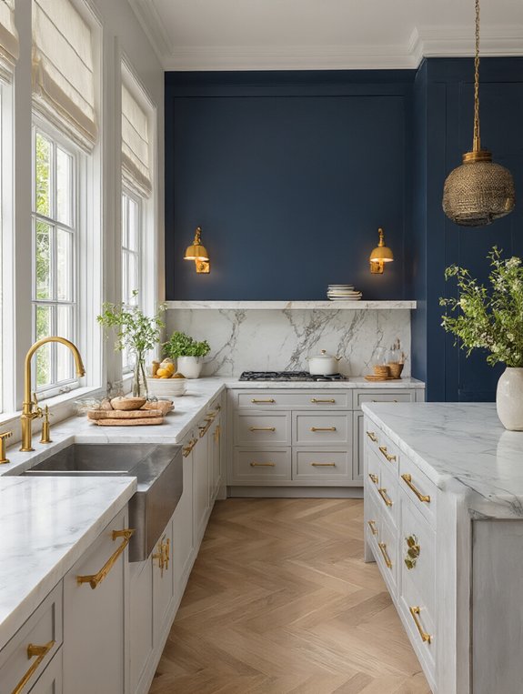 trendy timeless navy charm