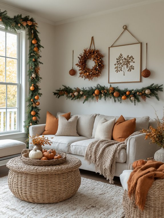 vertical decorations for thanksgiving