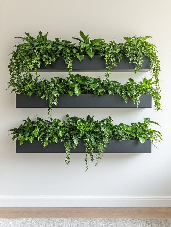 vertical plant display solution