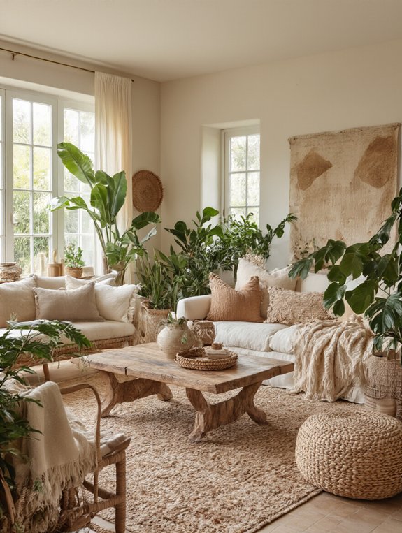 warm dreamy boho ambiance