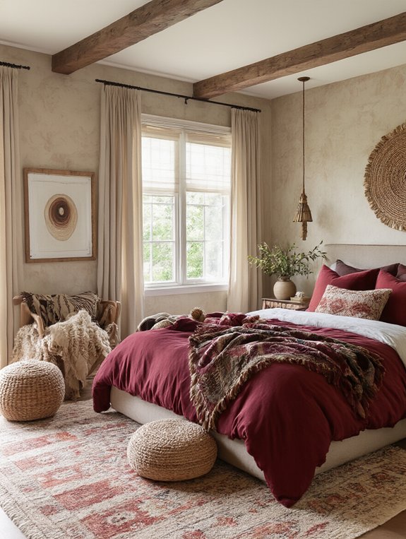 warm inviting elegant contrast