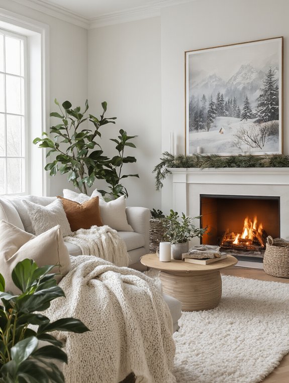 winter themed cozy artwork