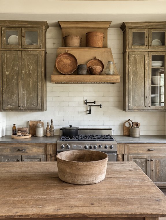 worn finishes rustic charm