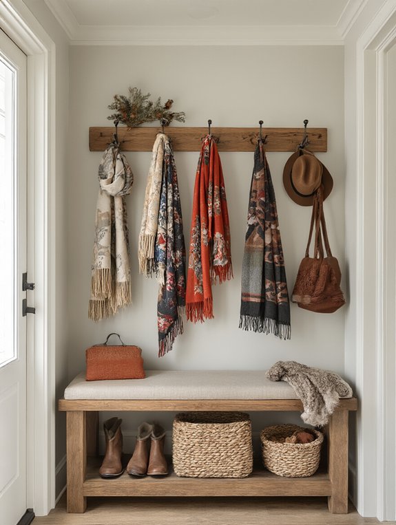 charming hanging coat racks