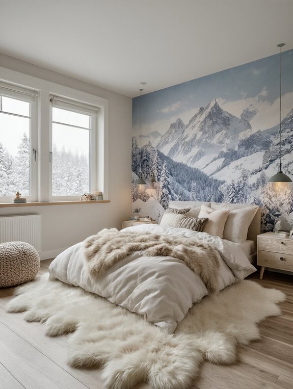 cozy alpine bedroom escape