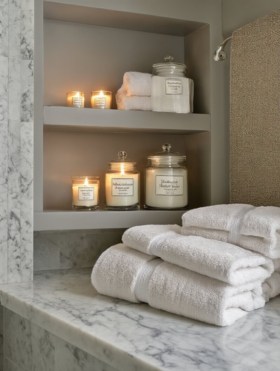 cozy apothecary jar candles