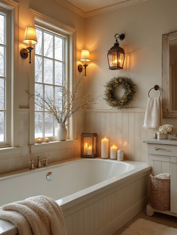 cozy bathroom lighting ideas