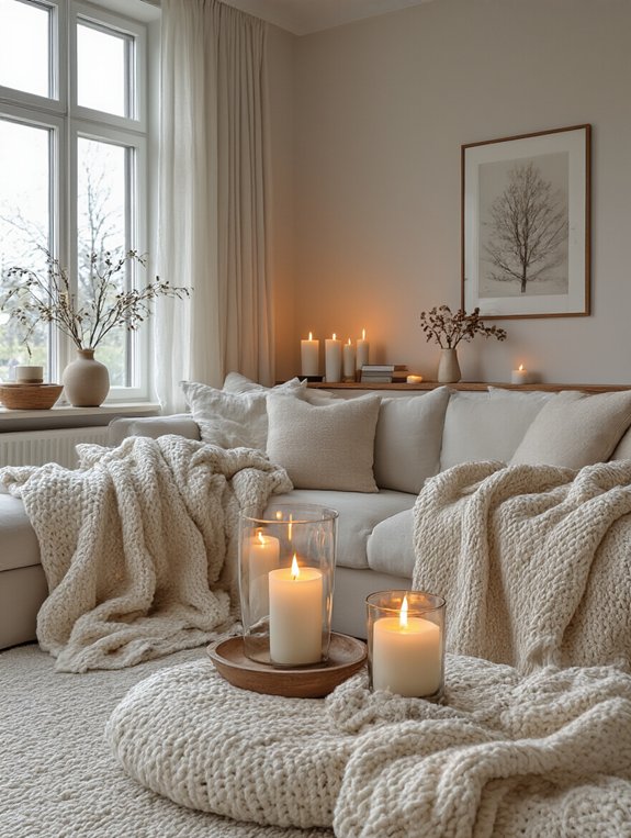cozy candlelight winter magic