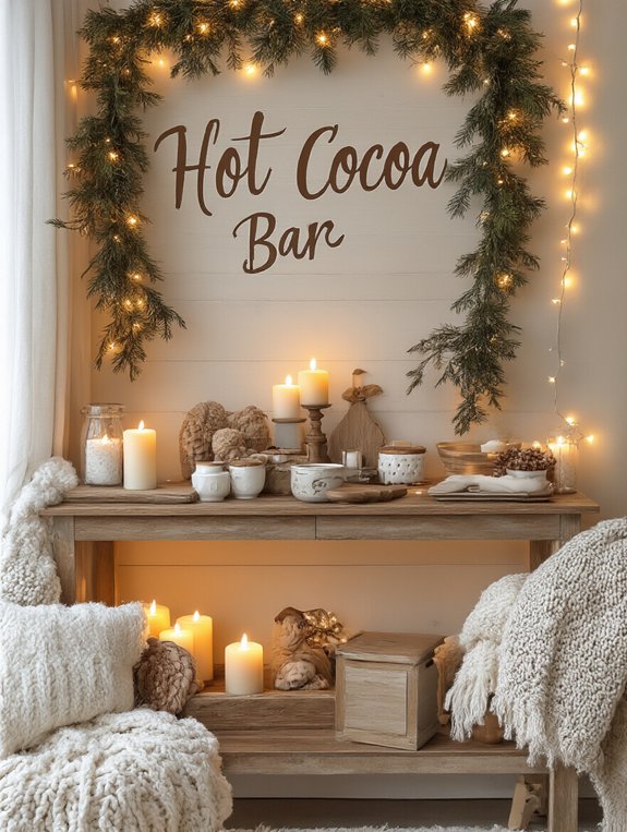 cozy cocoa bar ambiance
