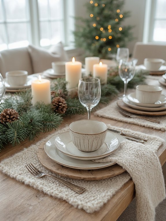 cozy decorative woolen placemats