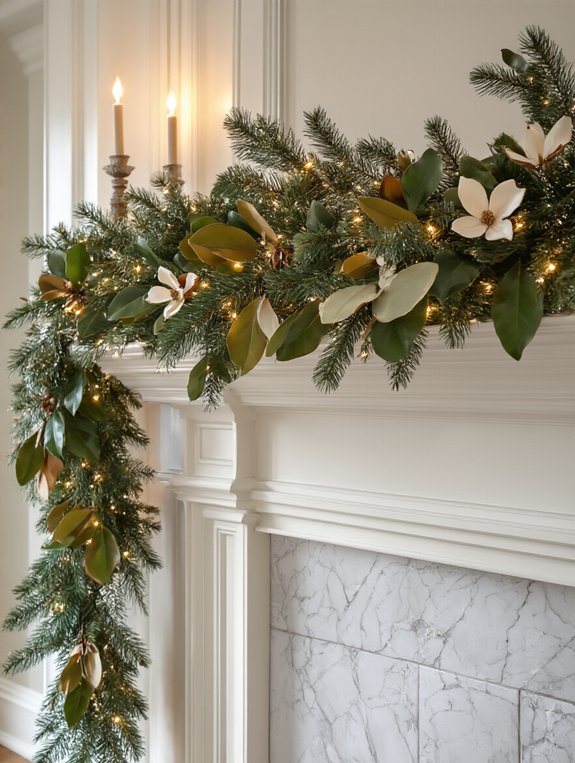 cozy elegant winter garland