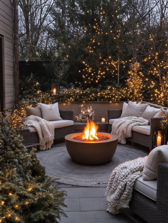 cozy fire pit gatherings
