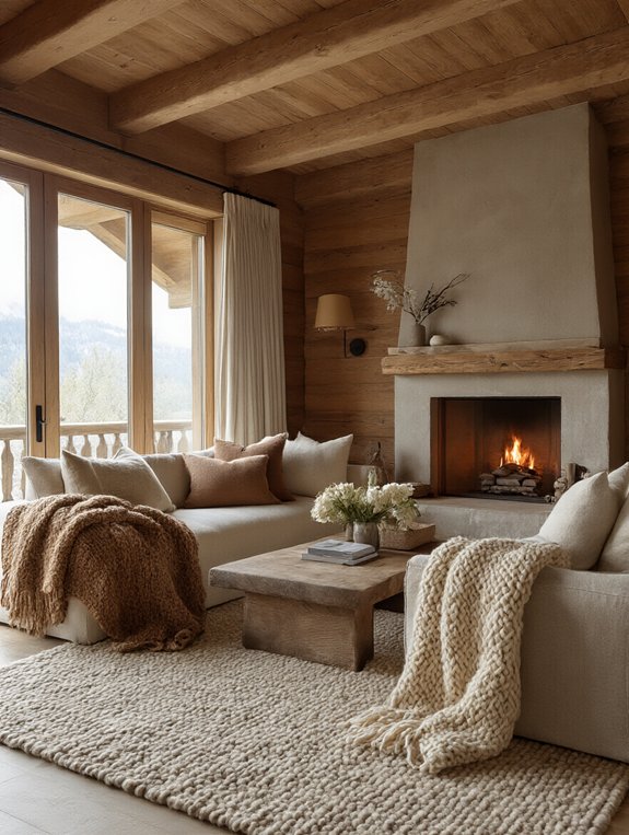 cozy layered textiles magic