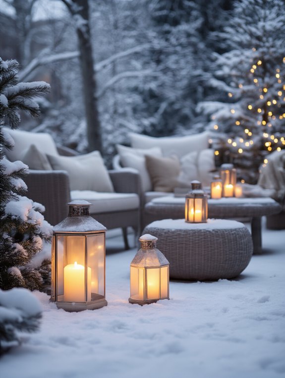 cozy led candle ambiance