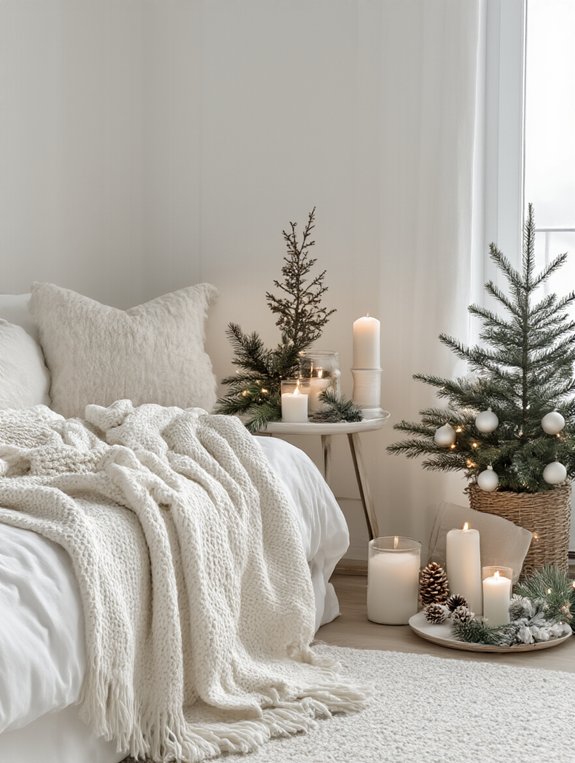 cozy minimalist holiday decor