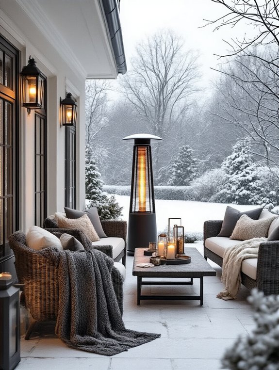 cozy outdoor heating options