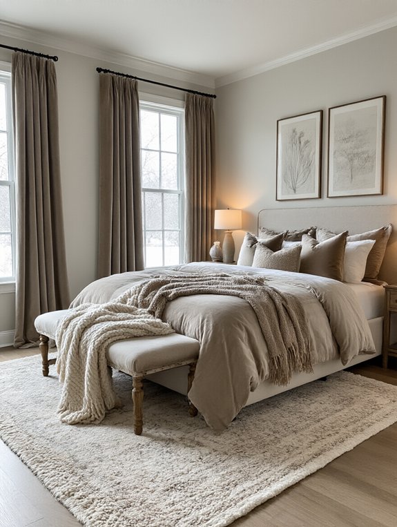 cozy protective winter drapes