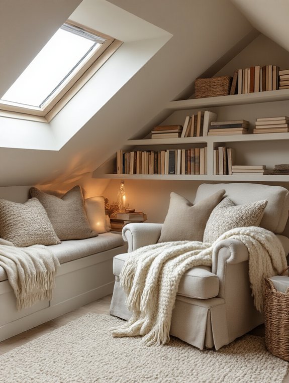 cozy reading nook vibes