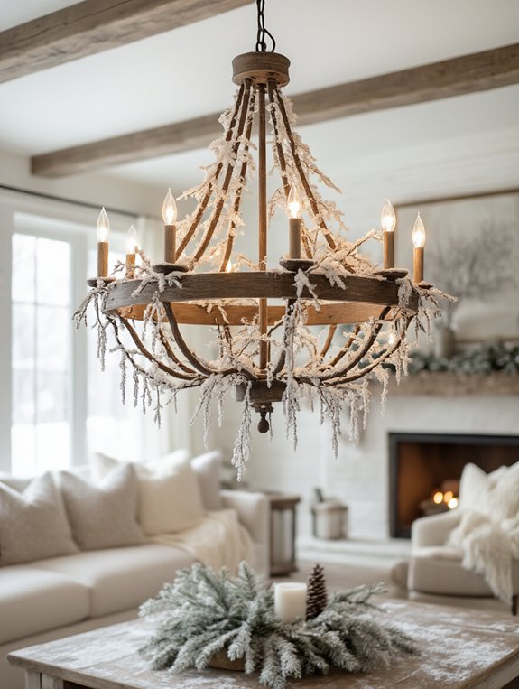 cozy rustic winter ambiance