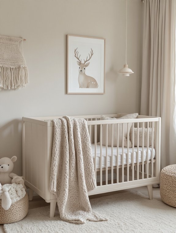 cozy scandinavian nursery decor