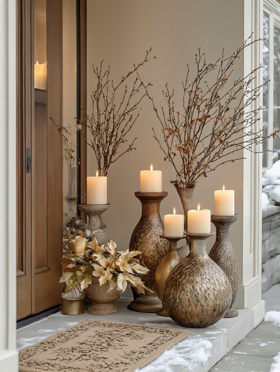 cozy scented candle collection