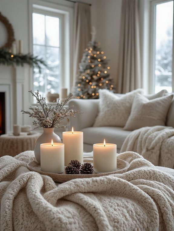 cozy scented candle sets
