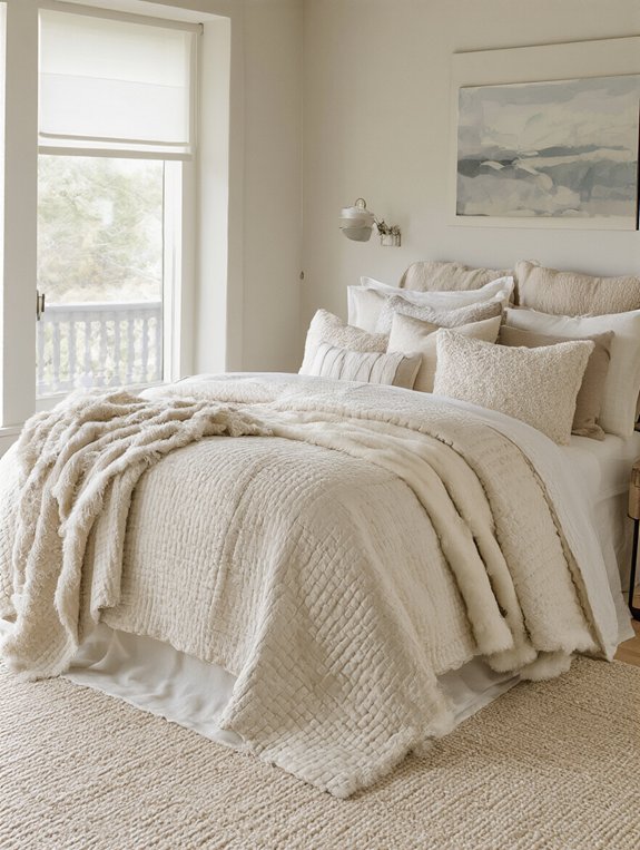 cozy shearling and wool