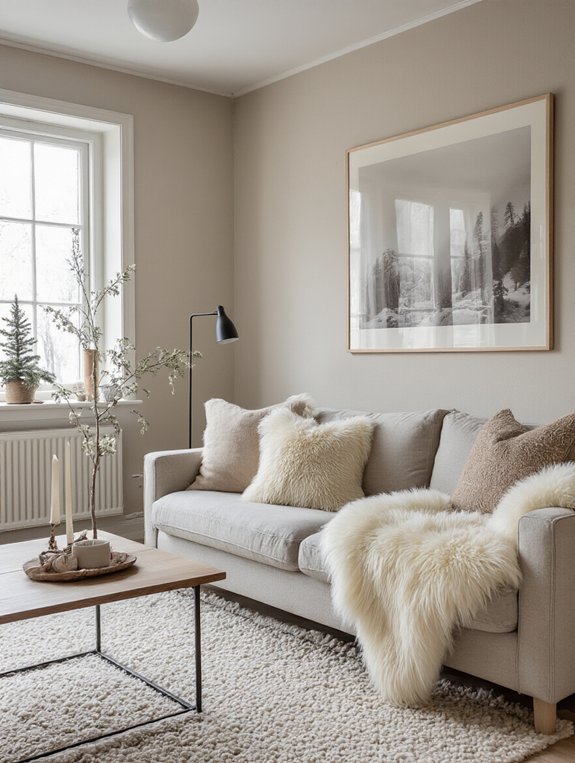 cozy sheepskin home accents