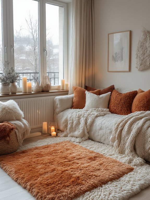 cozy soft accent rugs