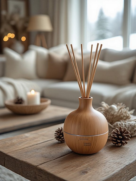 cozy winter aromatic ambiance