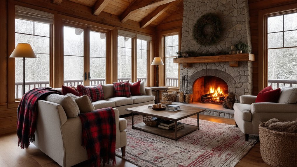 cozy winter cabin decor