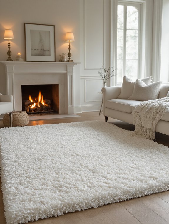 cozy winter magic rug