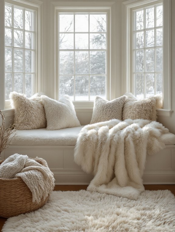 cozy winter relaxation spot