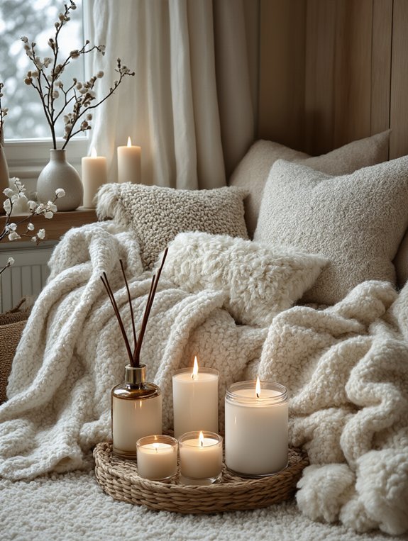 cozy winter scents selection