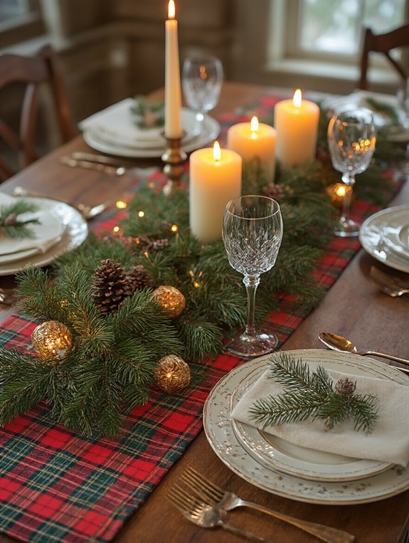 cozy winter table decor