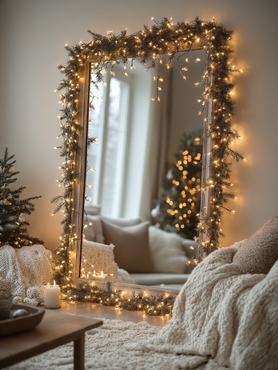 drape fairy lights creatively