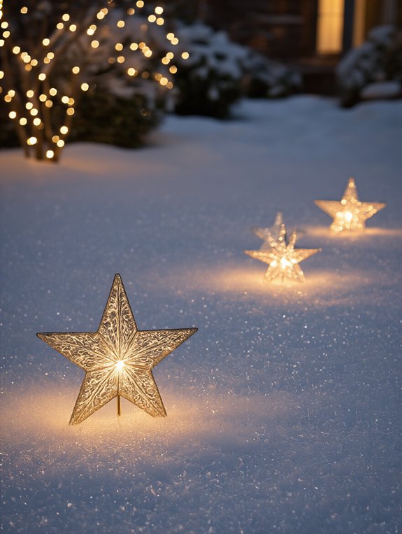 eco friendly winter yard decorations