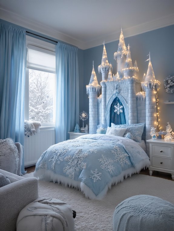 enchanting frozen castle decor