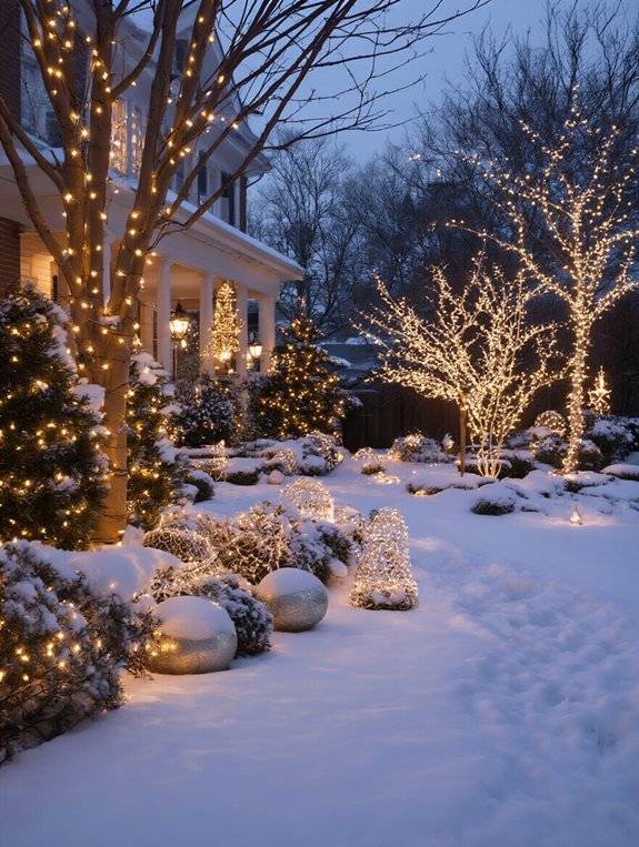 enchanting winter light displays