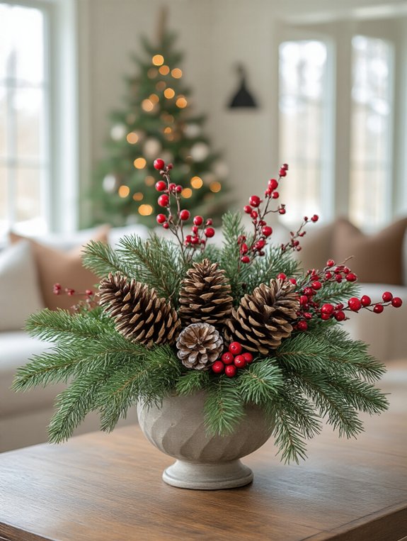 evergreen winter wonderland decor